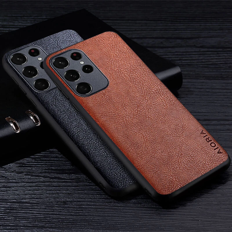 Leather mobile cover deals