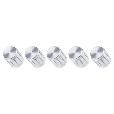 5 x Potentiometer Control Knob Knurled Shaft Hole Volume Rotary Switch Knobs 6mm