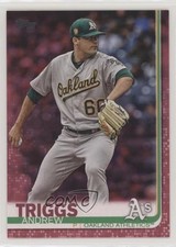 2019 Topps Mother's Day Pink 23/50 Andrew Triggs #565 0rf