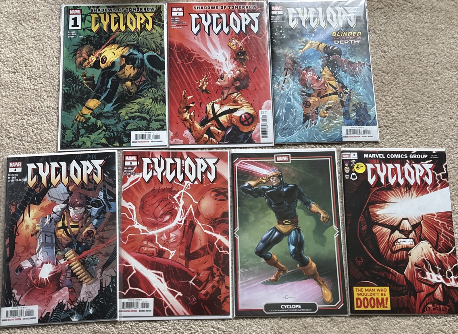 CYCLOPS (2026) 1-5 NM COMPLETE SERIES SET 1ST PRINT MARVEL COMICS REAVERS Bagged
