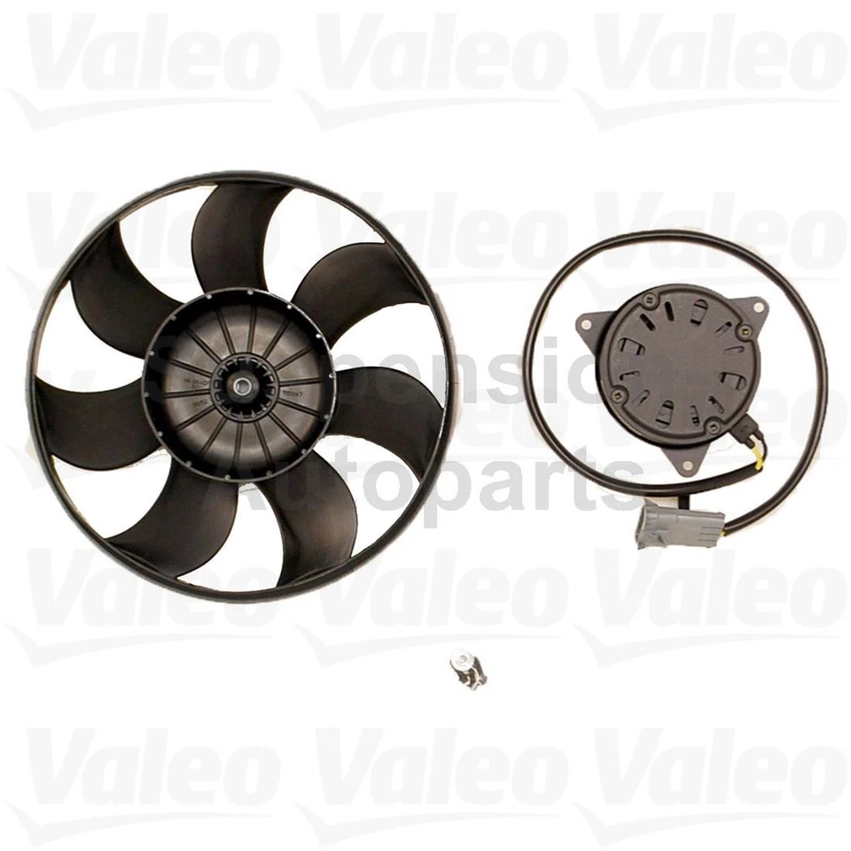 Ventilador auxiliar del motor Valeo para Mercedes-Benz ML320_S 2000 2001 2002 2003 Foto 2 de 4