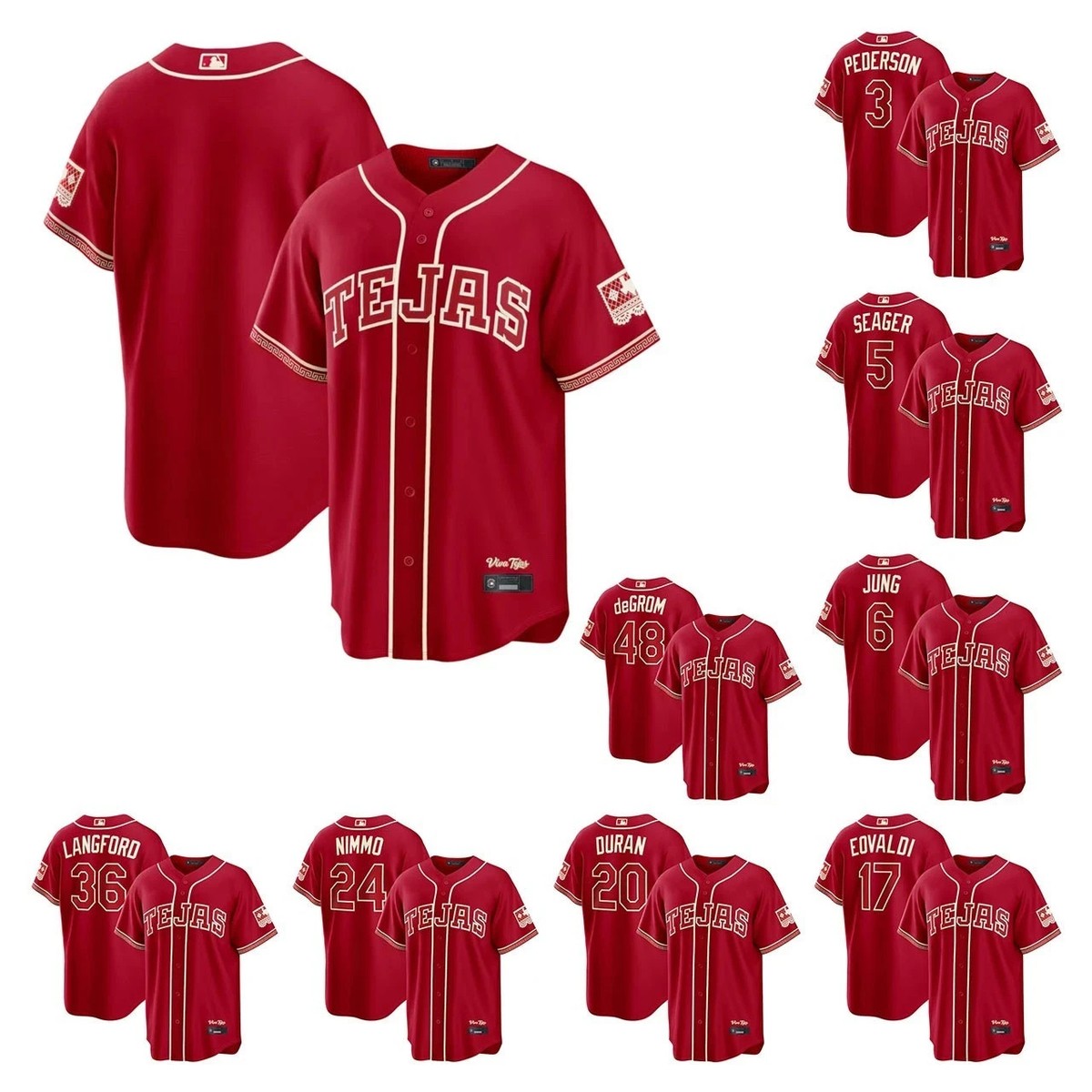Men's Rangers Red 2026 City Connect Stadium All Stitched Baseball