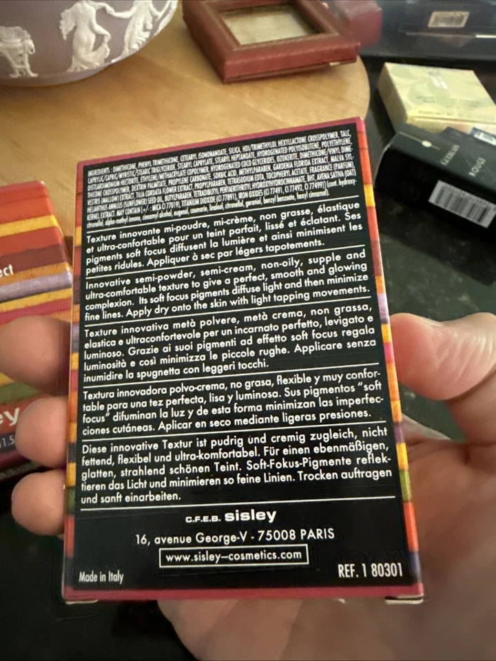 Base compacta de marfim Sisley Phyto-Blush.  Lote de 2 Paris novos na caixa - Imagem 4 de 4