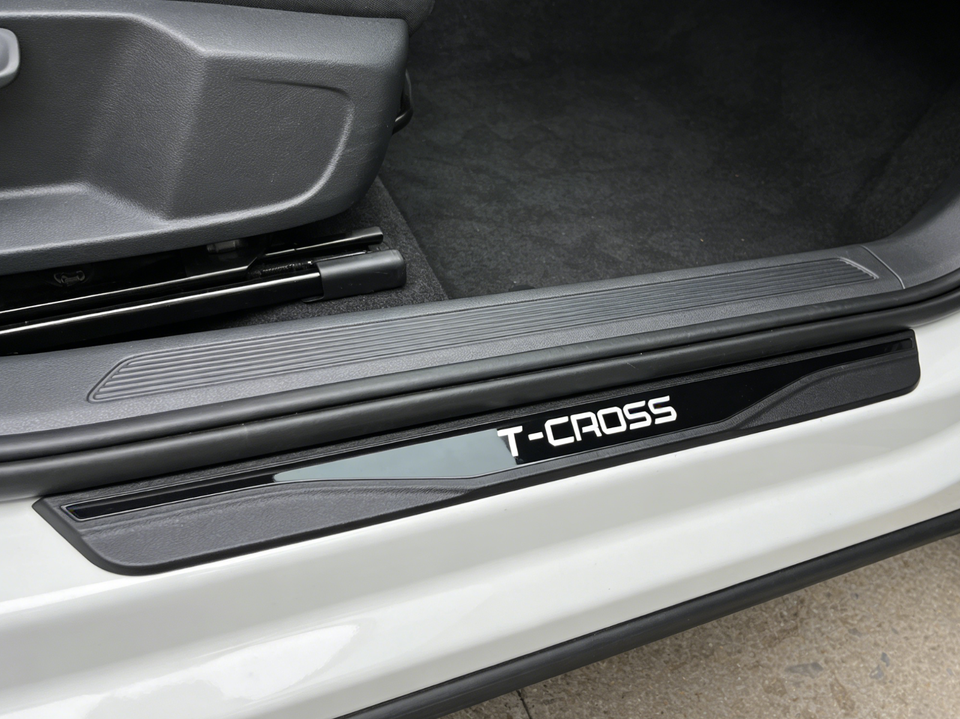 For Volkswagen T-Cross Accessories Glossy Black Door Sill Scuff Plate ...