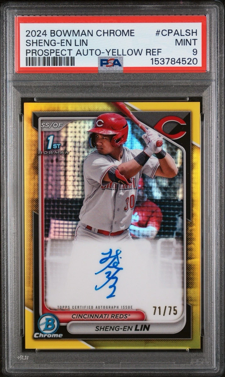 Bowman Cincinnati Reds Baseball Autographed Sports Trading Cards