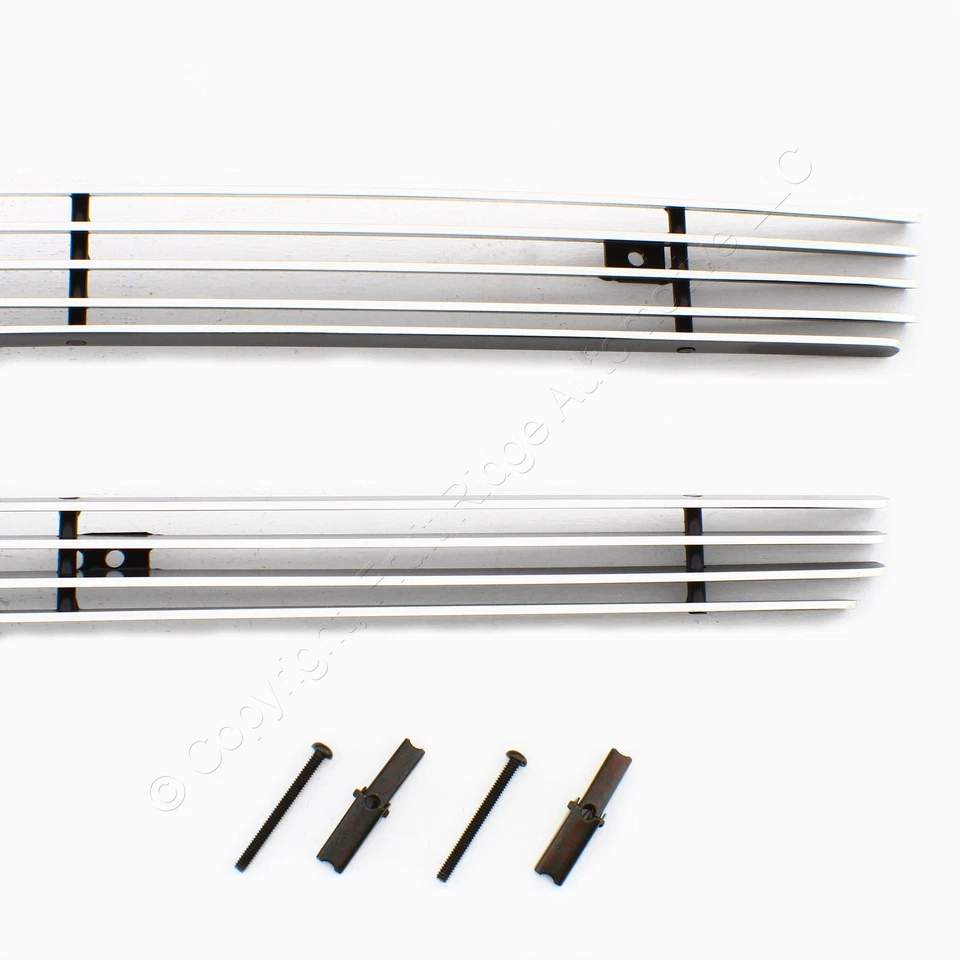 Rejilla de barra de billet superpuesta de carro 41272 aluminio pulido para Trail Blazer 2002 Foto 2 de 3