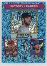 2025 Heritage Chrome Light Blue Sparkle Refractor Shota Imanaga Chris Sale 1pr8