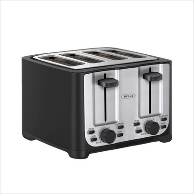 Bella 4 Slice Toaster Compact Toaster With 6 Browning Options For Family Use