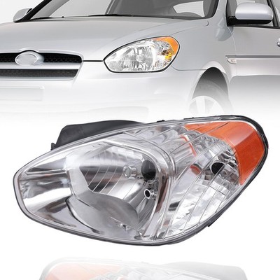 for Hyundai Accent 2006-2011 Halogen Headlight Assembly Left Driver 921011E010