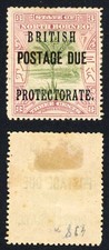 North Borneo SGD39a 3c Perf 14.5-15 Post Due M/M (hinge remainder) Cat 50 Pounds