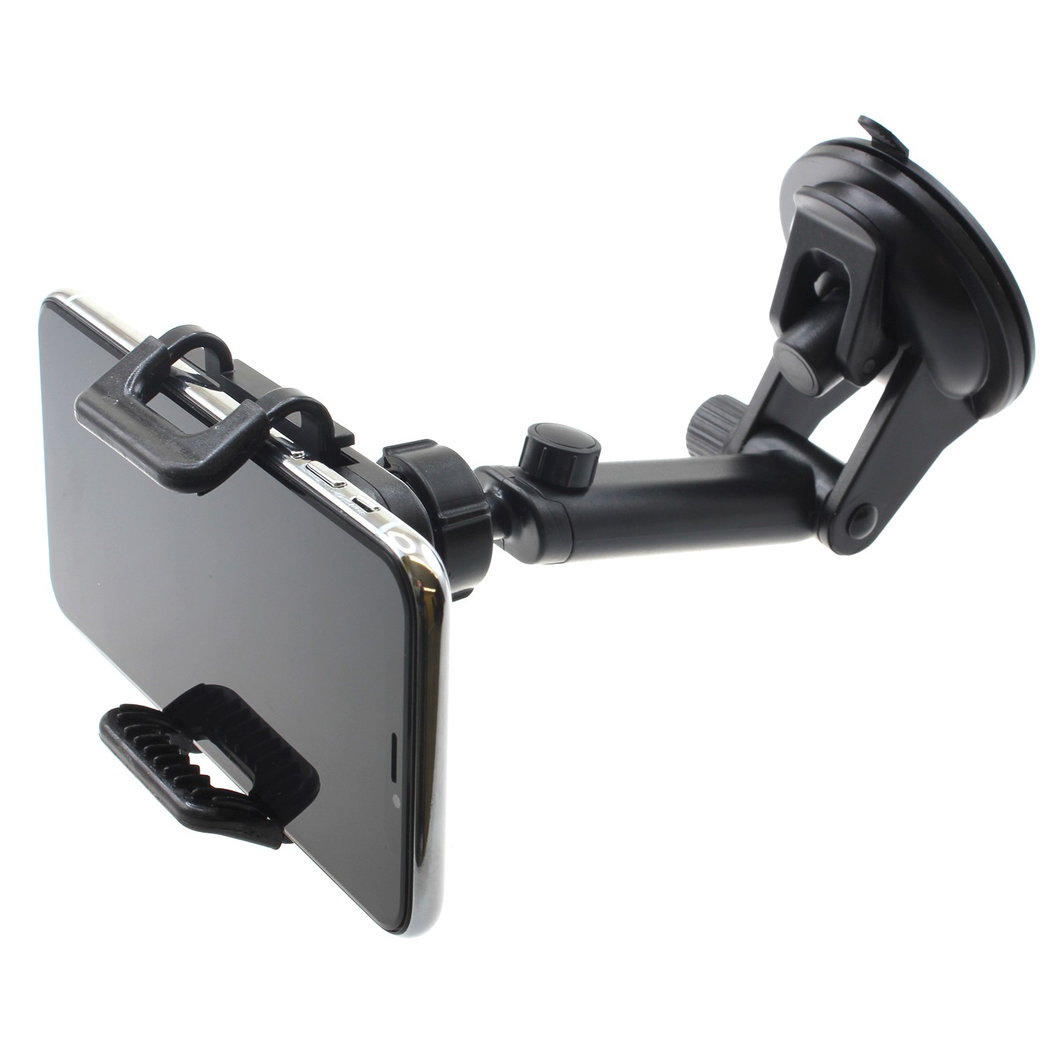 For Phone 16/17/Pro/Max/Air - Car Mount Dash Windshield Holder Telescopic