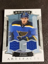 2015-16 Upper Deck Artifacts #182 Robby Fabbri Dual Rookie Jerseys /399