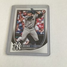 Topps 2025 Bowman Ben Rice New York Yankees #85 Rookie Base Set Baseball