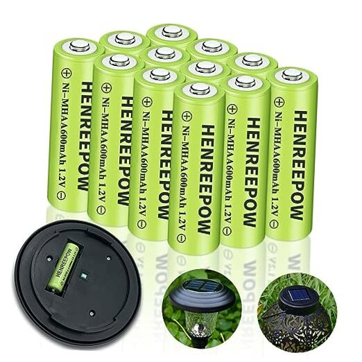 Ni-MH AA Rechargeable Batteries, Double A High Capacity 1.2V Pre-Charged for-image