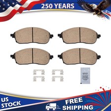 Front Premium Ceramic Brake Pads for 2021-2024 Jeep Grand Cherokee L