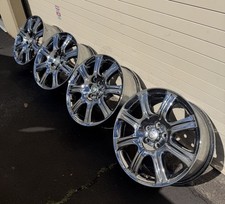 JAGUAR XJR XJ8 XJ8L XJ XF S-TYPE OEM 18" Chrome Wheels Rims Set 59744 5x108