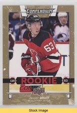 2017-18 Upper Deck Compendium Rookies Gold Jesper Bratt #873 READ 0zu
