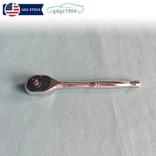 3/8" inch Drive Ratchet Socket Wrench Handle 24Tooth Quick-Release Spanner 200mm