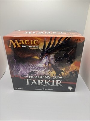 Magic: the Gathering: Dragons of Tarkir Fat Pack (Factory Sealed Includes 9 Booster Packs & More) Magic: the Gathering: Dragons of Tarkir Fat Pack (Factory Sealed Includes 9 Booster Packs & More)