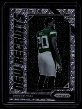 2022 Panini Prizm #NR-10 Breece Hall New Recruits Prizms No Huddle Rookie