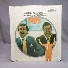 The King Of Comedy CED Video Disc Vintage 1982 DeNiro Lewis Bernhard Tested Work