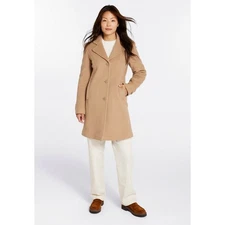 L.L. Bean Women’s Classic Italian Lambswool Polo Coat 3/4 Length Size 12