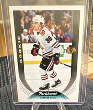 Upper Deck Parkhurst Brandon Hagel #290 Rookie Blackhawks NHL Hockey Card. rookie card picture