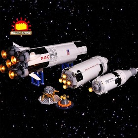 Brick Shine- Light Kit for LEGO The Apollo Saturn V 21309