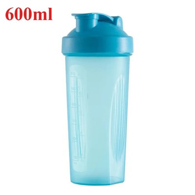Sport Shaker Protein Flasche Kunststoff mit Stahlkugel 400600ml