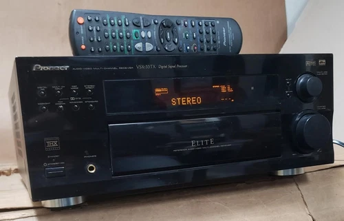 Pioneer Elite VSX-33TX AV/Multi-Channel THX Receiver w/Remote Bundle ! !