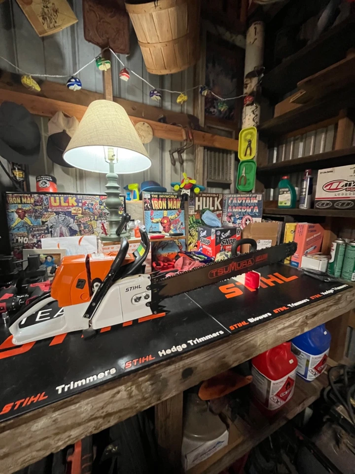 Stihl MS 660 chainsaw Built from bottom up 85% brand new Factory Stihl parts - Image 2 of 4