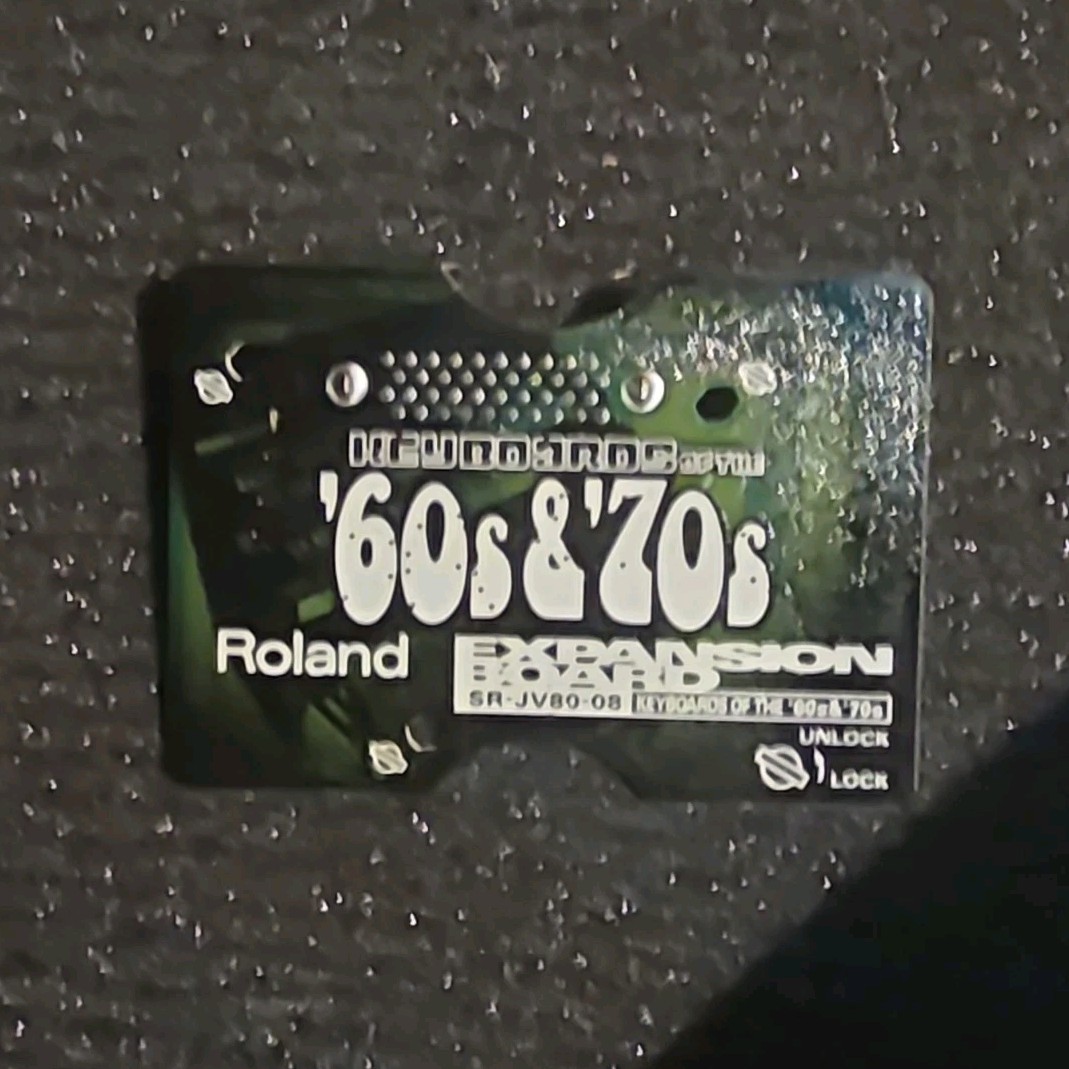 Roland SR-JV80-08 拡張ボード 60s & 70s Roland SR-JV80-08 '60s & '70s Expansion Board for Roland Keyboards