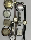 Vintage Timex Watch Lot Of 10 For Parts Or Repair
