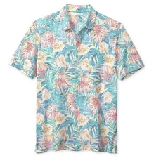 Tommy Bahama Island Zone COSTA WAVE POSITANO PALMS Camp Shirt $128 LGE, XL, 2XL