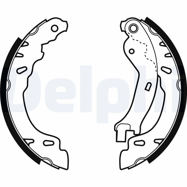 Bremsbackensatz Delphi LS1971 FüR Ford 500 RU8 Panda KA Fiat Tdci Classic 169-image