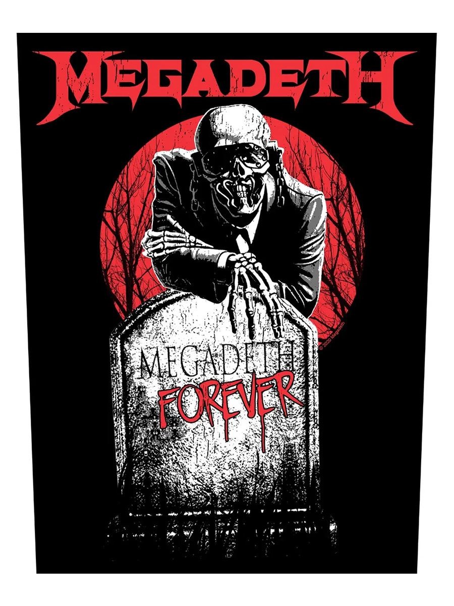 Megadeth Tombstone Back Patch
