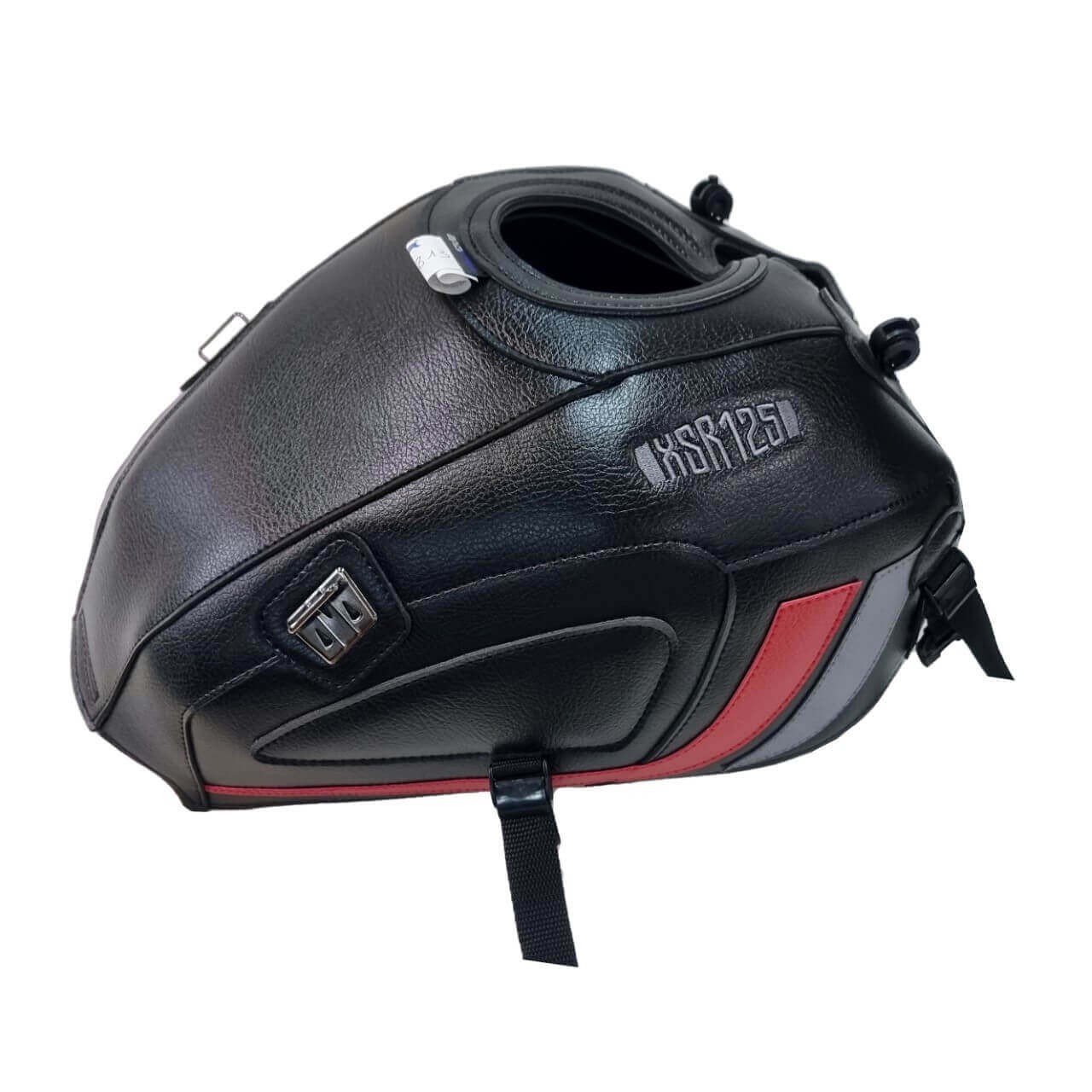 Tapis de réservoir Bagster noir rouge Yamaha XSR 125 protection carrosserie moto 2021-2025