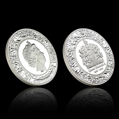 Queen Elizabeth II Platin Jubiläum Gedenkmünze Sammlerstück Geschenk
