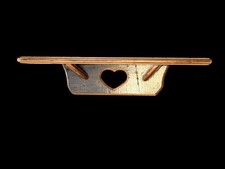 Vintage Wooden Wall Shelf Heart Cutout Rustic Farmhouse Wall Decor 20  