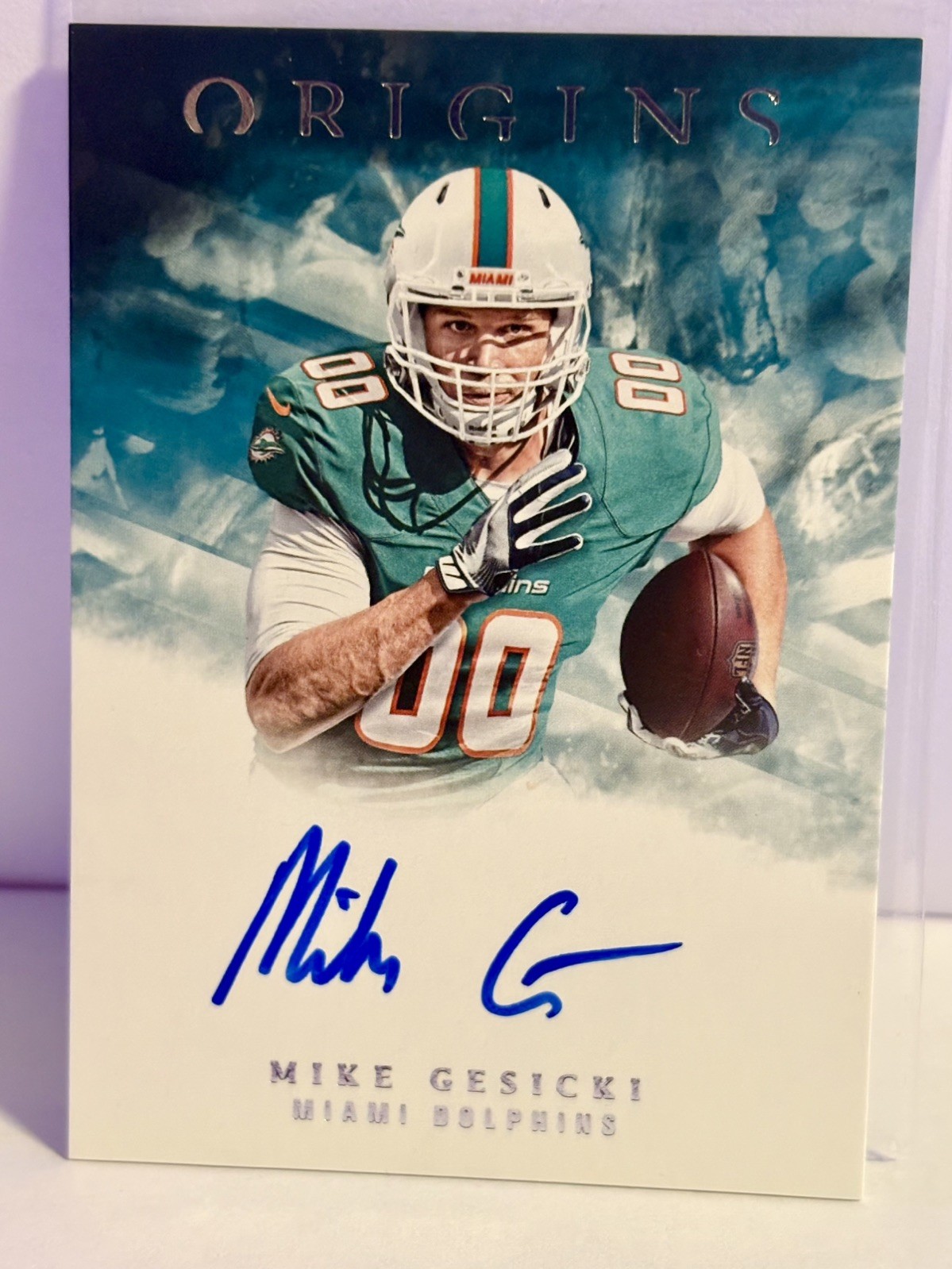 Mike Gesicki Panini Origins Rookie Autographs #RAMG Base