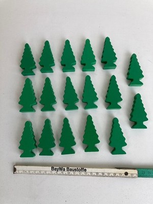 17 Bäume 6,5 cm für Brio Eisenbahn, neu und unbespielt