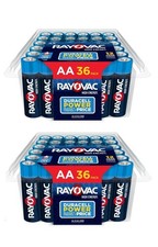 Rayovac High Energy AA Batteries 72 Pack , Double A Batteries, Exp 12/36