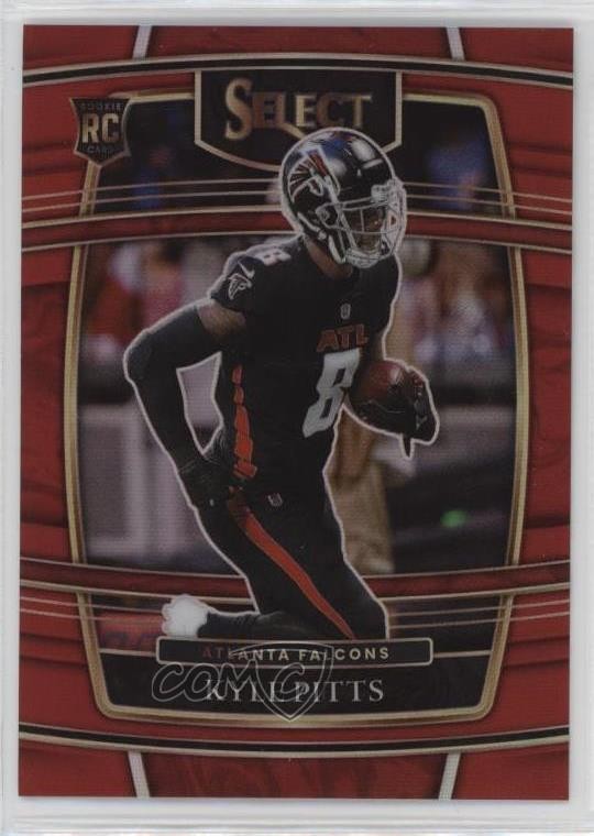 2021 Panini Select Concourse Red Prizm 8/99 Kyle Pitts #46 0d75