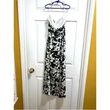 Sincerely Jules Black and White Slip Midi Dress