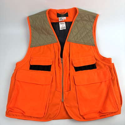 VTG Orvis Orange Upland Red Hill Shooting Hunting Vest Sz Medium USA NWT RARE