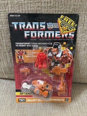 Afterburner G1 Transformers 1987 Hasbro Vintage Action Figure Mint On Card ! NR