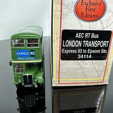 EFE 34114 London Transport  AEC Regent RT Bus Express 93 To Epsom Station