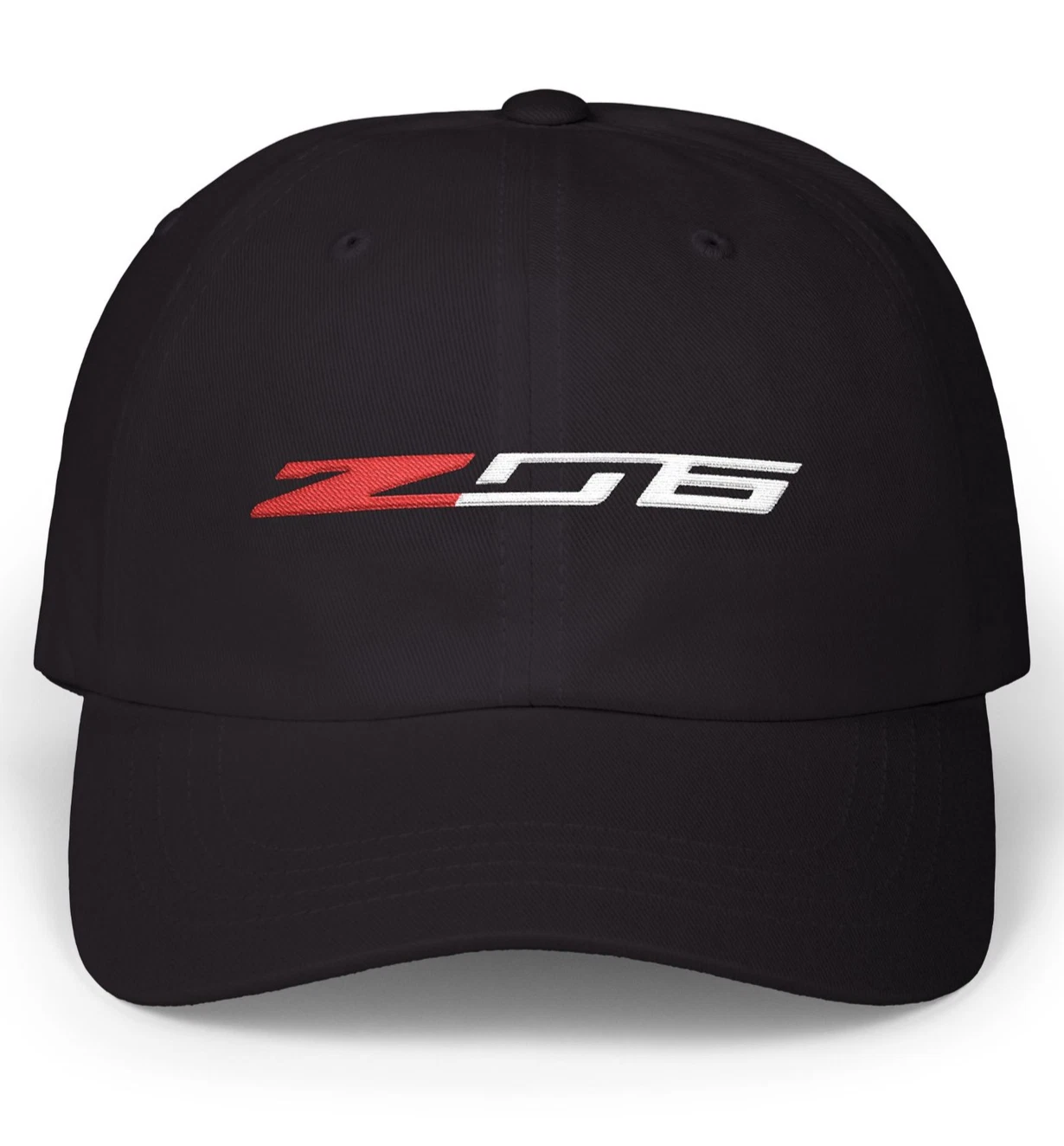 Corvette Z06 Embroidered Logo on Unstructured Dad Hat / Cap - Z 06 Performance