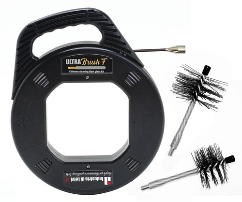 Nuovo ULTRABrush | Kit pulizia Pulizia Canna Fumaria stufa a Pellet Scovolo - Foto 8 di 12