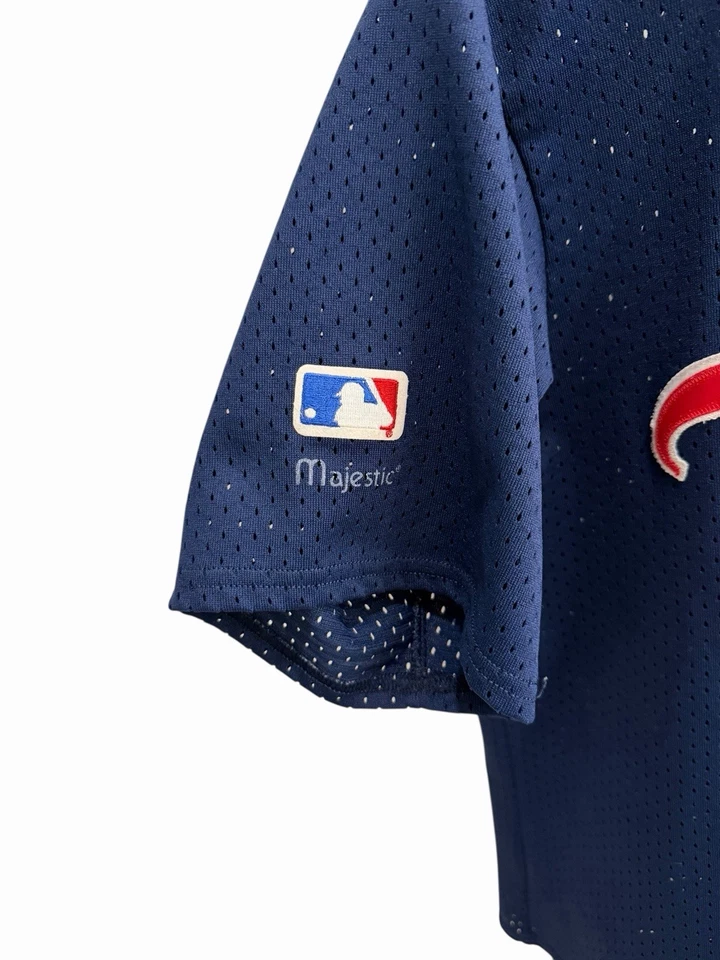 Camiseta deportiva vintage de entrenamiento de primavera/BP/majestuosa de los Minnesota Twins MLB - M Foto 3 de 4